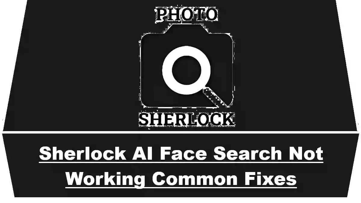 Sherlock AI Face Search Not Working Common Fixes