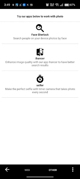 Sherlock AI Face Search profile review preview