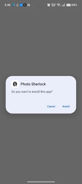 Sherlock AI face search close-up preview